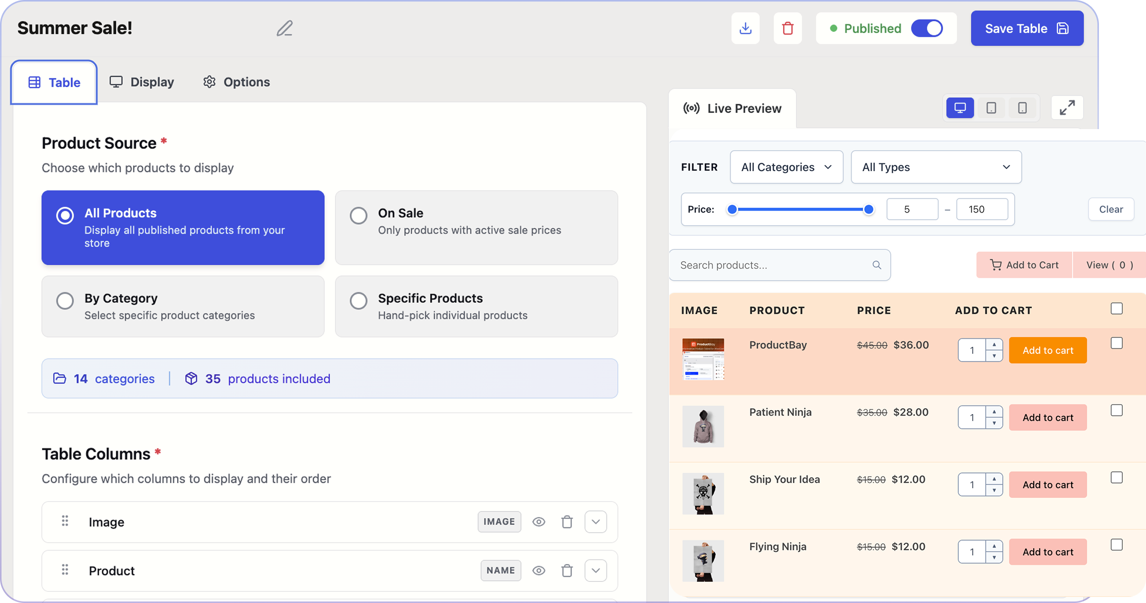 ProductBay Dashboard