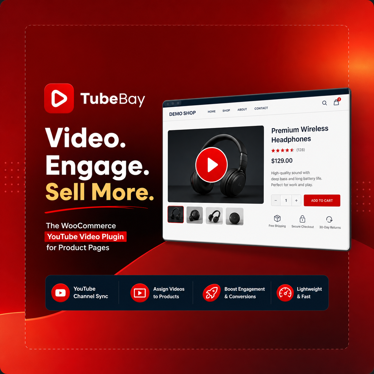 Introducing TubeBay: A WooCommerce YouTube Video Plugin for Product Pages